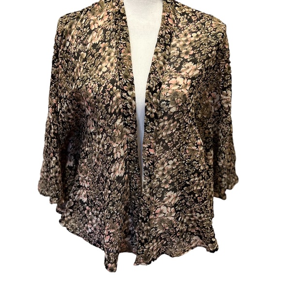 Staring At Stars Women’s Cardigan Size XS Floral Lightweight Open Front Boho - Picture 1 of 8